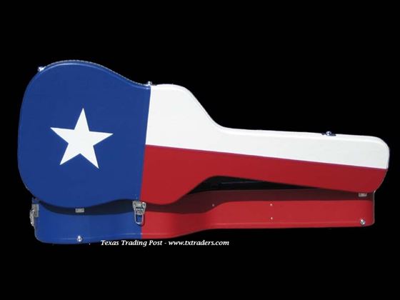 Guitar Case -Texas Flag